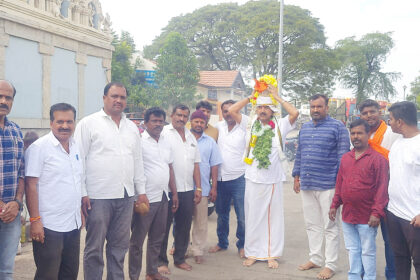 ಮಂತ್ರಾಕ್ಷತೆ ಜಾಥಾಕ್ಕೆ ಬಸವರಾಜು ಚಾಲನೆ