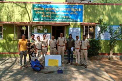 ಉಡ ಬೇಟೆಯಾಡಿದ ವ್ಯಕ್ತಿ ಬಂಧನ