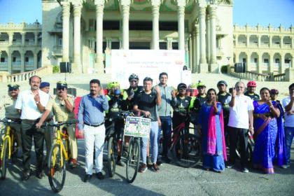 ಮತದಾನ ಜಾಗೃತಿಗಾಗಿ ಸೈಕಲ್ ಜಾಥಾ