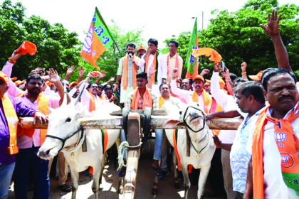 ಜನವಿರೋಧಿ ನಿರ್ಧಾರ ತೈಲ ಬೆಲೆ ಏರಿಕೆ ಖಂಡಿಸಿ ಬಿಜೆಪಿಯಿಂದ ಬೃಹತ್ ಪ್ರತಿಭಟನೆ