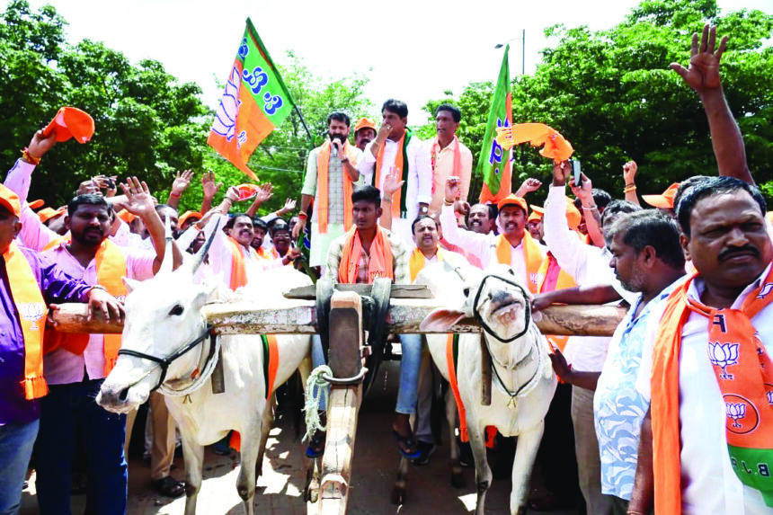 ಜನವಿರೋಧಿ ನಿರ್ಧಾರ ತೈಲ ಬೆಲೆ ಏರಿಕೆ ಖಂಡಿಸಿ ಬಿಜೆಪಿಯಿಂದ ಬೃಹತ್ ಪ್ರತಿಭಟನೆ