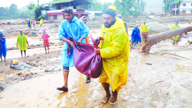 ಕೇರಳ ಭೂಕುಸಿತ ಪ್ರಕರಣ | ಮುಂದುವರಿದ ರಕ್ಷಣಾ ಕಾರ್ಯ ಸಾವಿನ ಸಂಖ್ಯೆ ೨೭೫ಕ್ಕೇರಿಕೆ