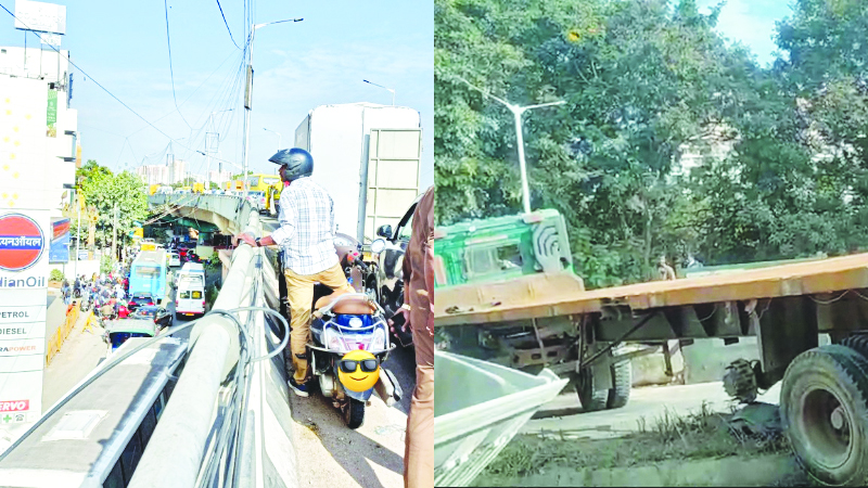 ಮೆಟ್ರೋ ಪಿಲ್ಲರ್‍ಗೆ ಬೈಕ್ ಡಿಕ್ಕಿ ಹಿಂಬದಿ ಸವಾರ ಸಾವು