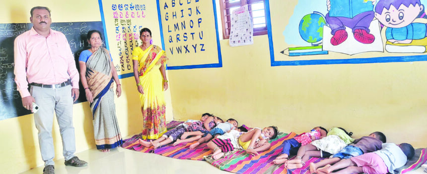 ಅಂಗನವಾಡಿ ಕೇಂದ್ರಗಳಿಗೆ ದಿಢೀರ್ ಭೇಟಿ