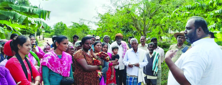 ಚೌಡನಹಳ್ಳಿ ಗ್ರಾಮದ ಸರಕಾರಿ ಜಾಗ ಒತ್ತುವರಿ ತೆರವು ಕಾರ್ಯ