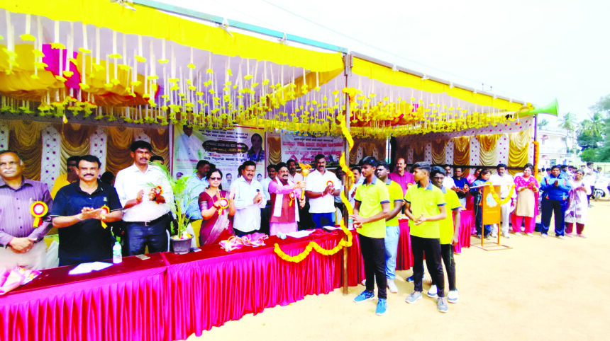 “ಪಾಠದ ಜೊತೆ ಆಟವೂ ಬಹಳ ಮುಖ್ಯ “