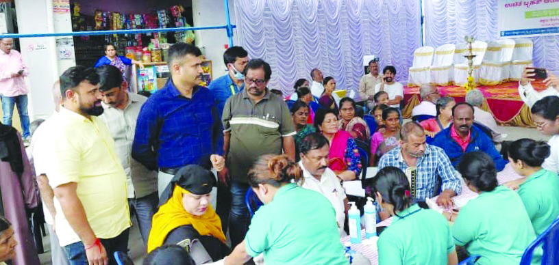 ಉಚಿತ ಆರೋಗ್ಯ ಶಿಬಿರ ಸದುಪಯೋಗಪಡಿಸಿಕೊಳ್ಳಿ: ರಾಘವೇಂದ್ರ ಸುಂಟ್ರಳ್ಳಿ