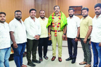 ಪೋಲೀಸ್ ವರಿಷ್ಠಾಧಿಕಾರಿಗಳಿಗೆ ಸನ್ಮಾನ