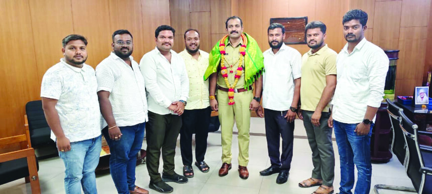 ಪೋಲೀಸ್ ವರಿಷ್ಠಾಧಿಕಾರಿಗಳಿಗೆ ಸನ್ಮಾನ