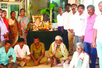 ಹೊಸಪೇಟೆ ಗ್ರಾಮ ಪಂಚಾಯಿತಿಯಲ್ಲಿ ಮಹಾತ್ಮಾಗಾಂಧೀಜಿ, ಲಾಲ್ ಬಹದ್ದೂರ್ ಶಾಸ್ತಿçÃ, ಜಯಂತಿ