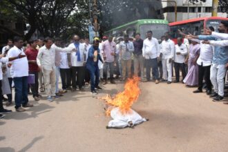 ಸುಪ್ರೀಂ ನ್ಯಾ.ಬಿ.ಆರ್.‌ ಗವಾಯಿಗಳಿಗೆ ಅಪಮಾನ ಖಂಡಿಸಿ ಪ್ರತಿಭಟನೆ