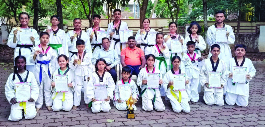 “ಟೆಕ್ವಾಂಡೋ ಕ್ರೀಡಾಕೂಟ ೨೦೨೫-೨೬ ಪದಕ ವಿಜೇತರಾಗಿ  ರಾಷ್ಟ್ರಮಟ್ಟಕ್ಕೆ ಆಯ್ಕೆ”