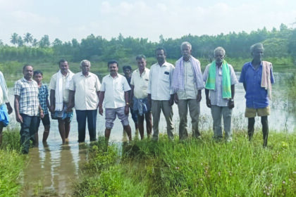 “ಮಳೆ ಮತ್ತು ಕೆರೆ ಕೋಡಿಗಳಿಂದ ನಷ್ಟವಾದ ಬೆಳೆ”