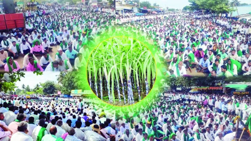 “ರಾಷ್ಟಿçÃಯ ಹೆದ್ದಾರಿ ೨೧೮ ಬಂದ್ ಕಬ್ಬಿಗೆ ಬೆಲೆ ನಿಗದಿಗಾಗಿ ಮುಂದುವರೆದ ರೈತರ ಪ್ರತಿಭಟನೆ”