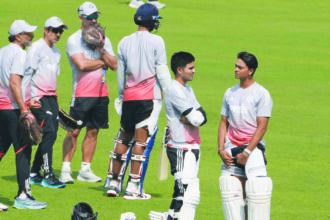 “ಕೋಲ್ಕತಾ ಟೆಸ್ಟ್ ಟಾಸ್‌ಗೆ ಮಹಾತ್ಮ ಗಾಂಧಿ-ನೆಲ್ಸನ್ ಮಂಡೇಲಾ ನಾಣ್ಯ”