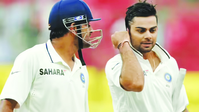 “ಕ್ಯಾಪ್ಟನ್ ಕೂಲ್ ಧೋನಿ ಮನೆಗೆ ವಿರಾಟ್ ಕೊಹ್ಲಿ ಆಗಮನ”