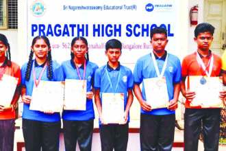 “ಪ್ರೌಢಶಾಲಾ ವಿಭಾಗದ ಅಥ್ಲೆಟಿಕ್ಸ್ ಕ್ರೀಡಾಕೂಟ ಜಿಲ್ಲಾ ಹಂತಕ್ಕೆ ಆಯ್ಕೆ”