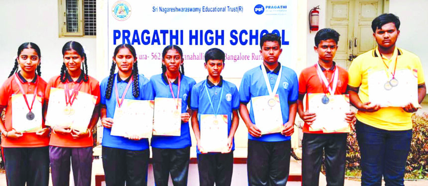 “ಪ್ರೌಢಶಾಲಾ ವಿಭಾಗದ ಅಥ್ಲೆಟಿಕ್ಸ್ ಕ್ರೀಡಾಕೂಟ ಜಿಲ್ಲಾ ಹಂತಕ್ಕೆ ಆಯ್ಕೆ”