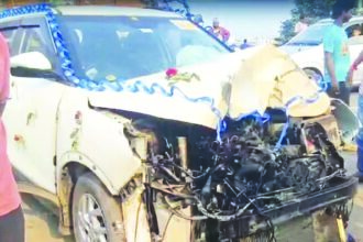 “ಕಾರಿನ ಟೈರ್ ಸ್ಫೋಟದಿಂದ ನಿಯಂತ್ರಣ ತಪ್ಪಿ ಜನರ ಮೇಲೆ ಹರಿದ ಕಾರು: ಮೂವರು ಸಾವು”