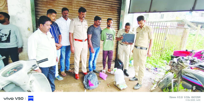 ಅಕ್ರಮ ಗಾಂಜಾ ಮಾರಾಟ ಪತ್ತೆ! ಖಾಕಿ ಬಲೆಗೆ ಬಿದ್ದ ಅಸ್ಸಾಂ ಮೂಲದ ಕಾರ್ಮಿಕ!