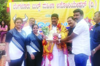 “ಮಹಿಳೆಯರ ಥ್ರೋ ಬಾಲ್ ಪಂದ್ಯಾವಳಿಗೆ ಶಾಸಕ ಕೆ.ಗೋಪಾಲಯ್ಯ ಚಾಲನೆ”