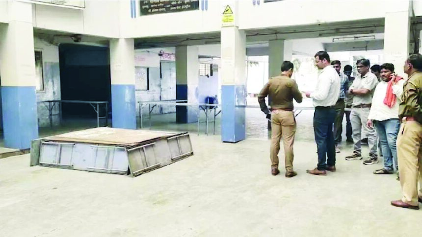 “ಶಾಲಾ ಕಟ್ಟಡದಿಂದ ಹಾರಿ ೮ನೇ ತರಗತಿ ವಿದ್ಯಾರ್ಥಿನಿ ಆತ್ಮಹತ್ಯೆ”