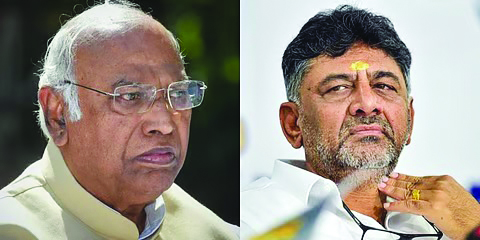 ಖರ್ಗೆ-ಡಿಕೆಶಿ ಭೇಟಿ ಕುತೂಹಲ