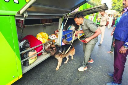 ಖಾಸಗಿ ಬಸ್‌ಗಳ ತಪಾಸಣೆ