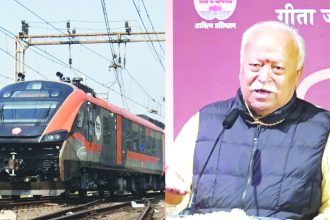 ಮೋಹನ್ ಭಾಗವತ್‌ಪ್ರಯಾಣಿಸುತ್ತಿದ್ದ ರೈಲಿಗೆ ಕಲ್ಲು ತೂರಾಟ