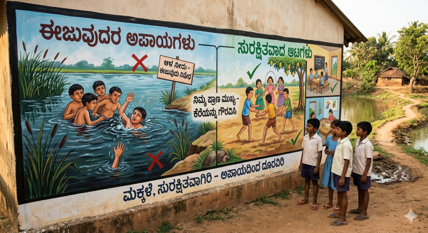 ಬೇಸಿಗೆ ರಜೆಯಲ್ಲಿ ಮಕ್ಕಳ ಸುರಕ್ಷತೆ: ಕೆರೆ, ಕಟ್ಟೆಗಳಿಗೆ ಕಳುಹಿಸಬೇಡಿ; ಪೋಷಕರಿಗೆ ಮನವಿ