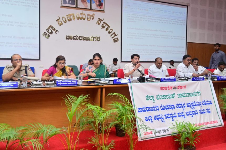 ರಾಷ್ಟೀಯ ಹೆದ್ದಾರಿ ಕಾಮಗಾರಿ ಗುಣಮಟ್ಟದಿಂದ ನಿರ್ವಹಿಸಲು ಲೋಕಸಭಾ ಸದಸ್ಯರಾದ ಸುನೀಲ್ ಬೋಸ್ ತಾಕೀತು