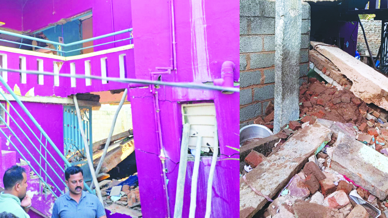 ಮನೆ ಕುಸಿದು ಬಿದ್ದು ಬಾಲಕಿ ಸಾವು