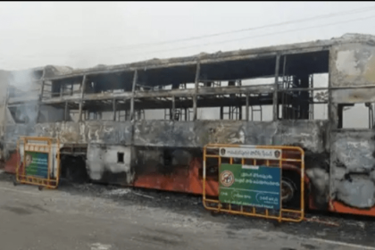 ಚಲಿಸುತ್ತಿದ್ದ ಬಸ್‌ನಲ್ಲಿ ಹಠಾತ್ ಅಗ್ನಿ ಅವಘಡ; ಒಡಿಶಾ ಶಾಸಕ ಸೇರಿ 36 ಪ್ರಯಾಣಿಕರ ರಕ್ಷಣೆ!