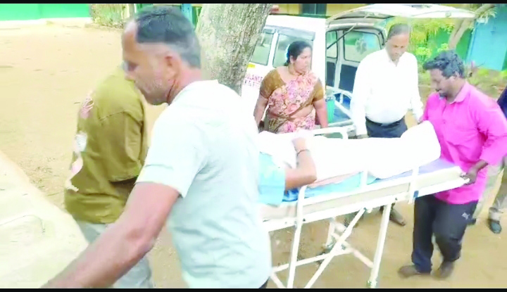 ಅಪಘಾತದಲ್ಲಿ ಗಾಯಗೊಂಡಿದ್ದ ವಿದ್ಯಾರ್ಥಿನಿ ಪರೀಕ್ಷೆಗೆ ಹಾಜರು