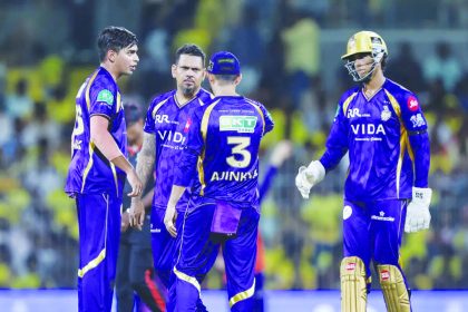 ಸತತ 6ನೇ ಪಂದ್ಯದಲ್ಲೂ ಕೆಕೆಆರ್‌ಗೆ ದಕ್ಕದ ಜಯ