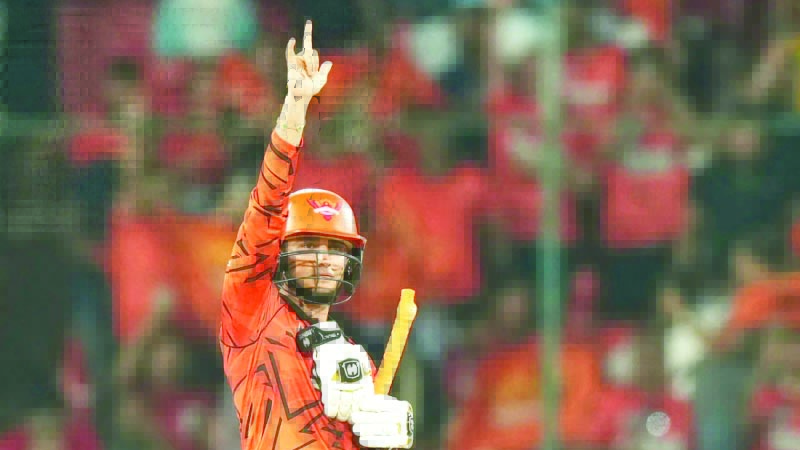 ಶತಕ ಸಿಡಿಸಿ ಮೆರೆದಾಡಿದ ಅಭಿ:   ಎಸ್.ಆರ್.‌ಹೆಚ್ 47 ರನ್‌ಗಳ ಭರ್ಜರಿ ಜಯ