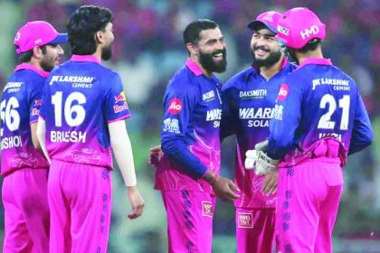 ಜಡೇಜಾ ಜಾದೂ: ತವರಲ್ಲೇ ಜೈಂಟ್ಸ್ ಕೆಡವಿ ಆರ್‌ಸಿಬಿ ಹಿಂದಿಕ್ಕಿದ ರಾಯಲ್ಸ್