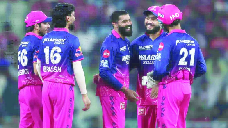 ಜಡೇಜಾ ಜಾದೂ: ತವರಲ್ಲೇ ಜೈಂಟ್ಸ್ ಕೆಡವಿ ಆರ್‌ಸಿಬಿ ಹಿಂದಿಕ್ಕಿದ ರಾಯಲ್ಸ್