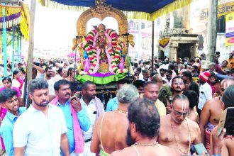 ಸಂಭ್ರಮದಿಂದ ನಡೆದ ವೈರಮುಡಿ ಮಹಾರಥೋತ್ಸವ