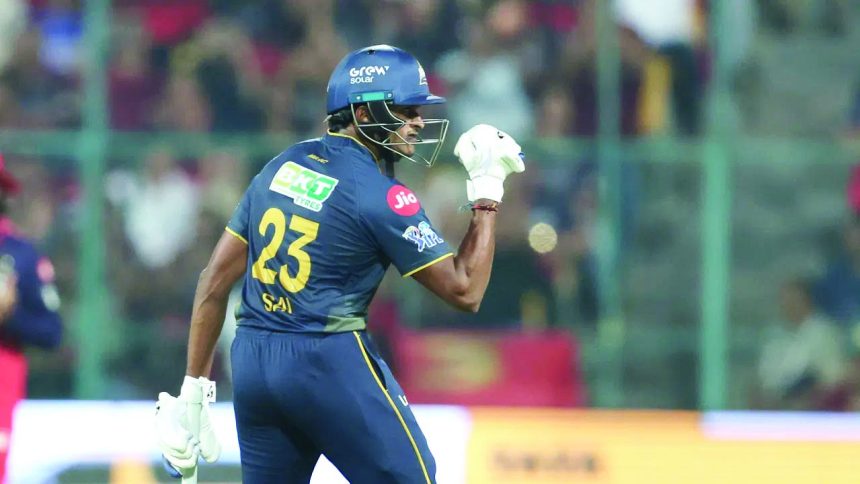 ಆರ್‌ಸಿಬಿ ವಿರುದ್ಧ ಶತಕ ಬಾರಿಸಿ ದಾಖಲೆ ನಿರ್ಮಿಸಿದ ಸಾಯಿ ಸುದರ್ಶನ್