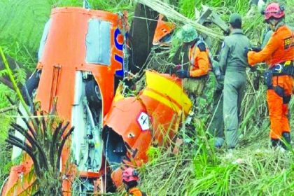 ಹೆಲಿಕಾಪ್ಟರ್ ಪತನ ಎಂಟು ಮಂದಿ ದುರ್ಮರಣ