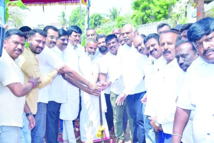 2 ಕೋಟಿ ರೂ. ವೆಚ್ಚದ ಪತ್ರಿಕಾ ಭವನ ನಿರ್ಮಾಣ ಕಾಮಗಾರಿಗೆ ಚಾಲನೆ