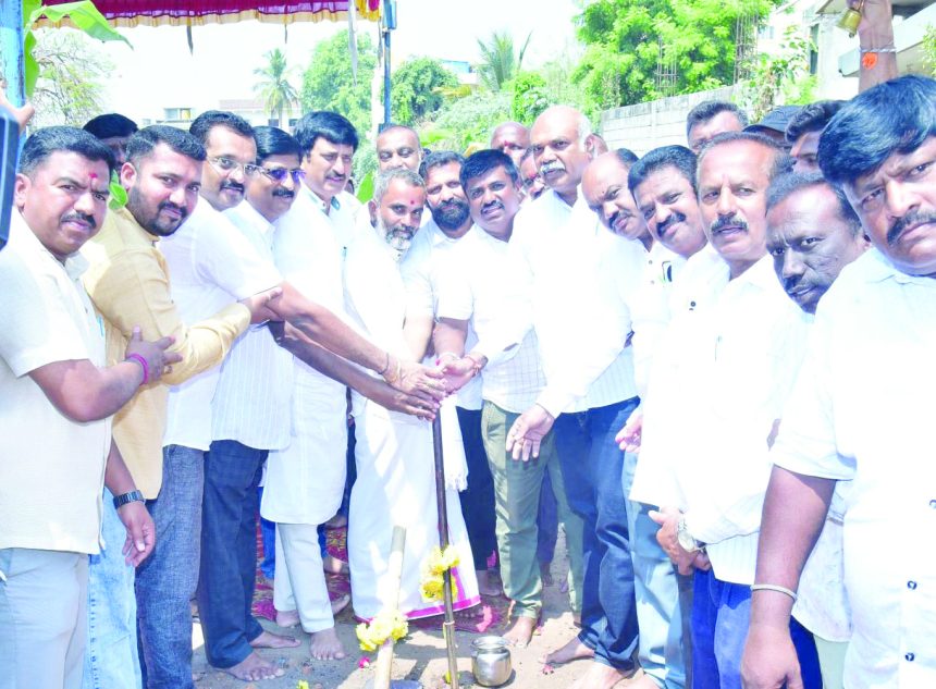 2 ಕೋಟಿ ರೂ. ವೆಚ್ಚದ ಪತ್ರಿಕಾ ಭವನ ನಿರ್ಮಾಣ ಕಾಮಗಾರಿಗೆ ಚಾಲನೆ