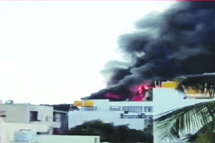 ಖಾಸಗಿ ಶಾಲೆಯಲ್ಲಿ ಅಗ್ನಿ ದುರಂತ