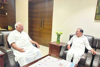 ಖರ್ಗೆ-ಪರಂ ಭೇಟಿ