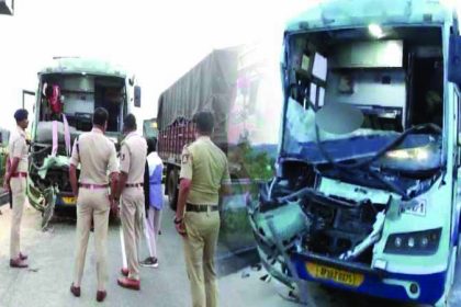ದೊಡ್ಡಪೈಲಗುರ್ಕಿ ಬಳಿ ಭೀಕರ ರಸ್ತೆ ಅಪಘಾತ  ಇಬ್ಬರು ದುರ್ಮರಣ